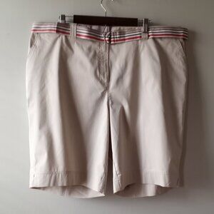 'KIM ROGERS' for Belk Store Size 22W Stone Bermuda Short NWT